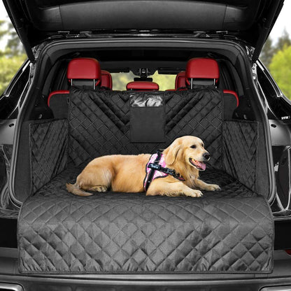 Dog trunk seat cover for SUVs - detail