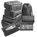 7-Piece Cotton Packing Cube Set for Travel