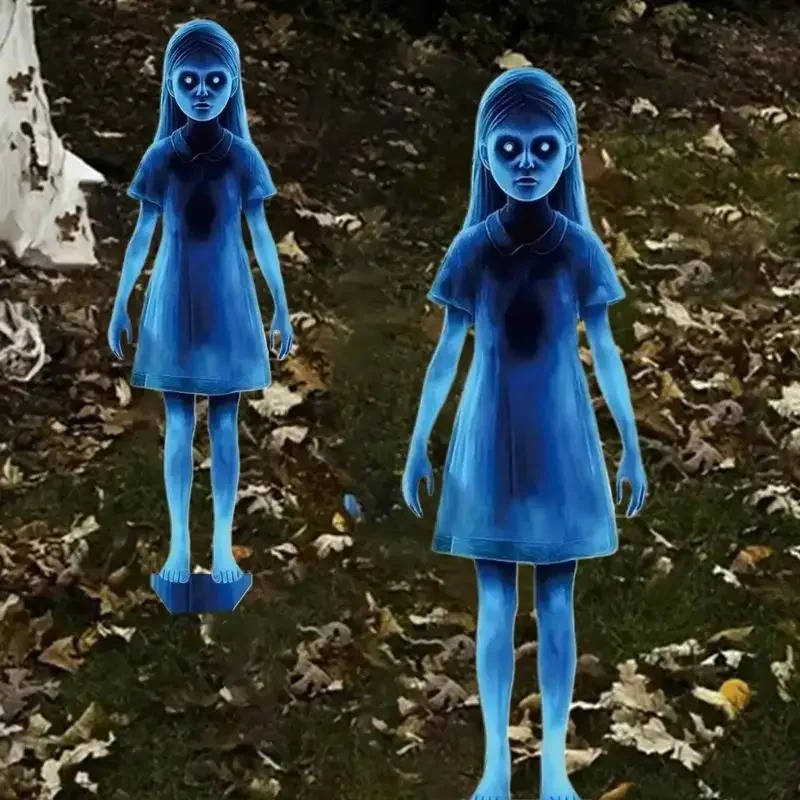 Girl Ghost Courtyard Decoration for Halloween - detail