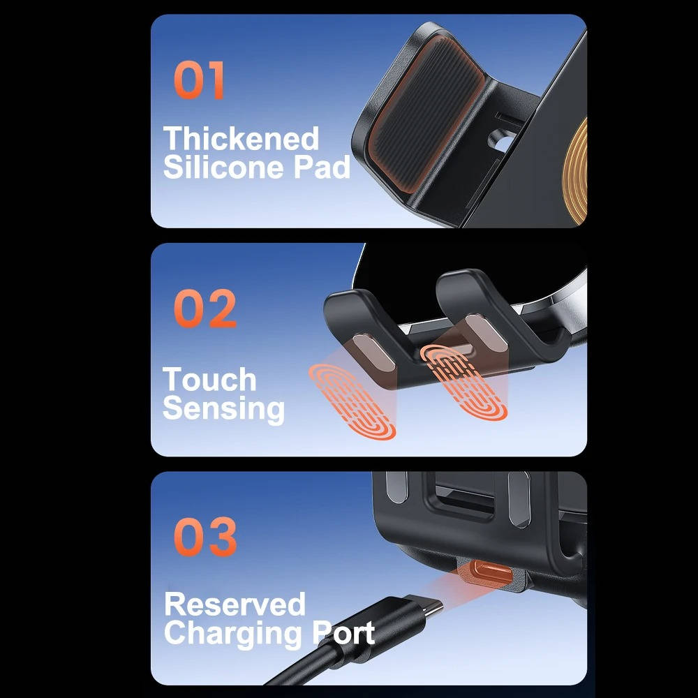 Car Wireless Charger Phone Mount - detail