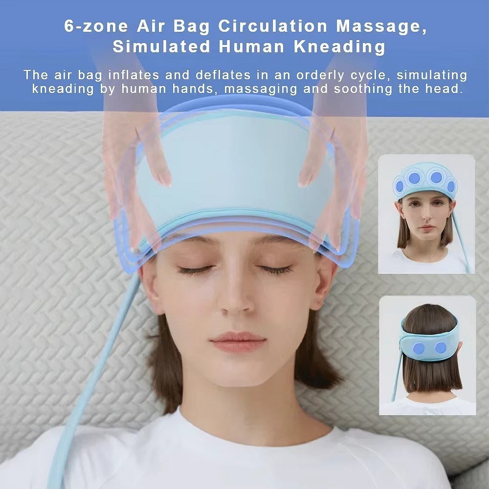 Head Massage for Migraine Headaches - in use