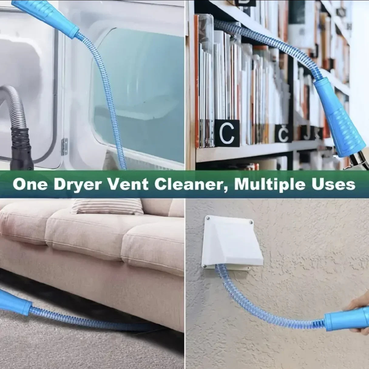 Dryer Vent Cleaner Kit - alternate angle