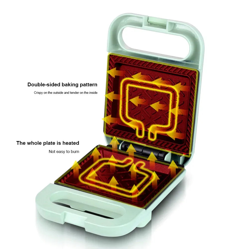 Electric Sandwich Maker - in use