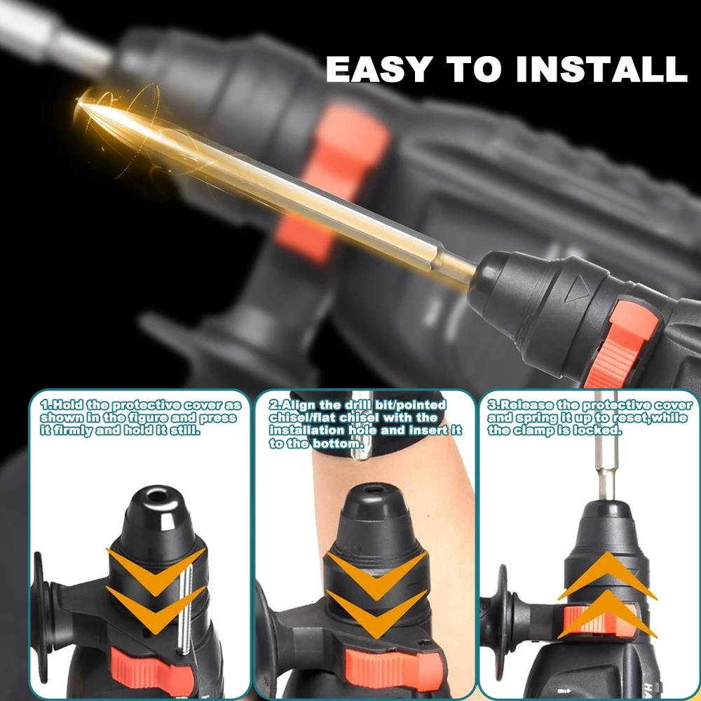 Brushless Cordless Rotary Hammer Drill - alternate angle