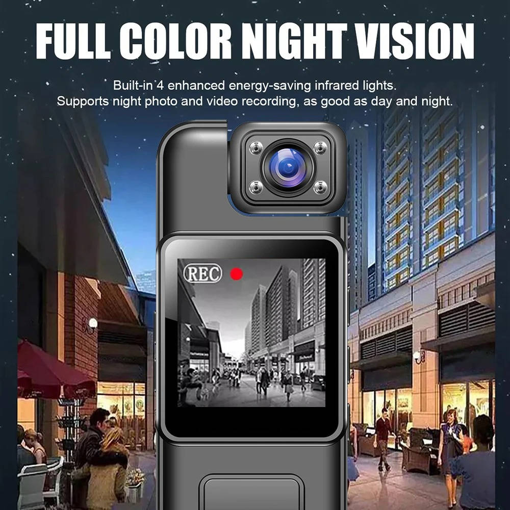 4K Ultra HD WiFi Mini Body Camera - in use