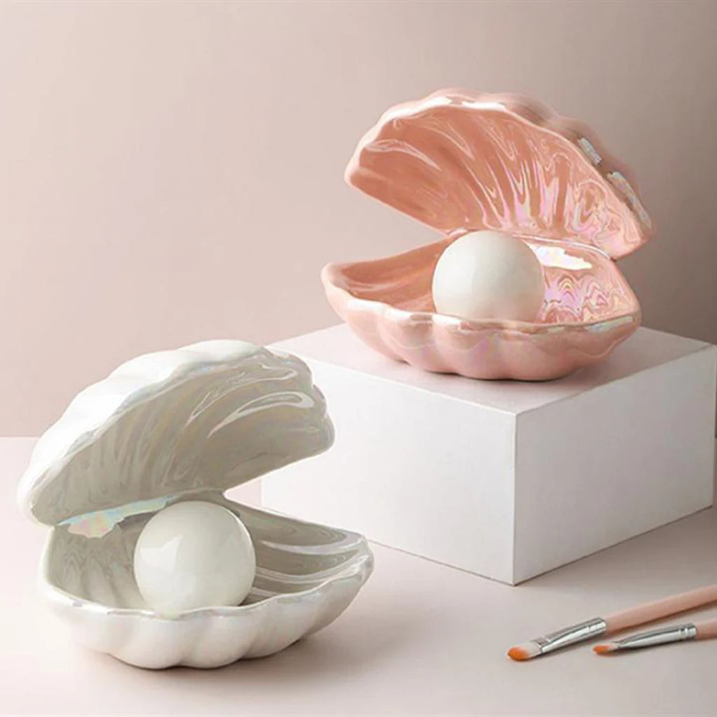 Ceramic Shell LED Night Light - detail