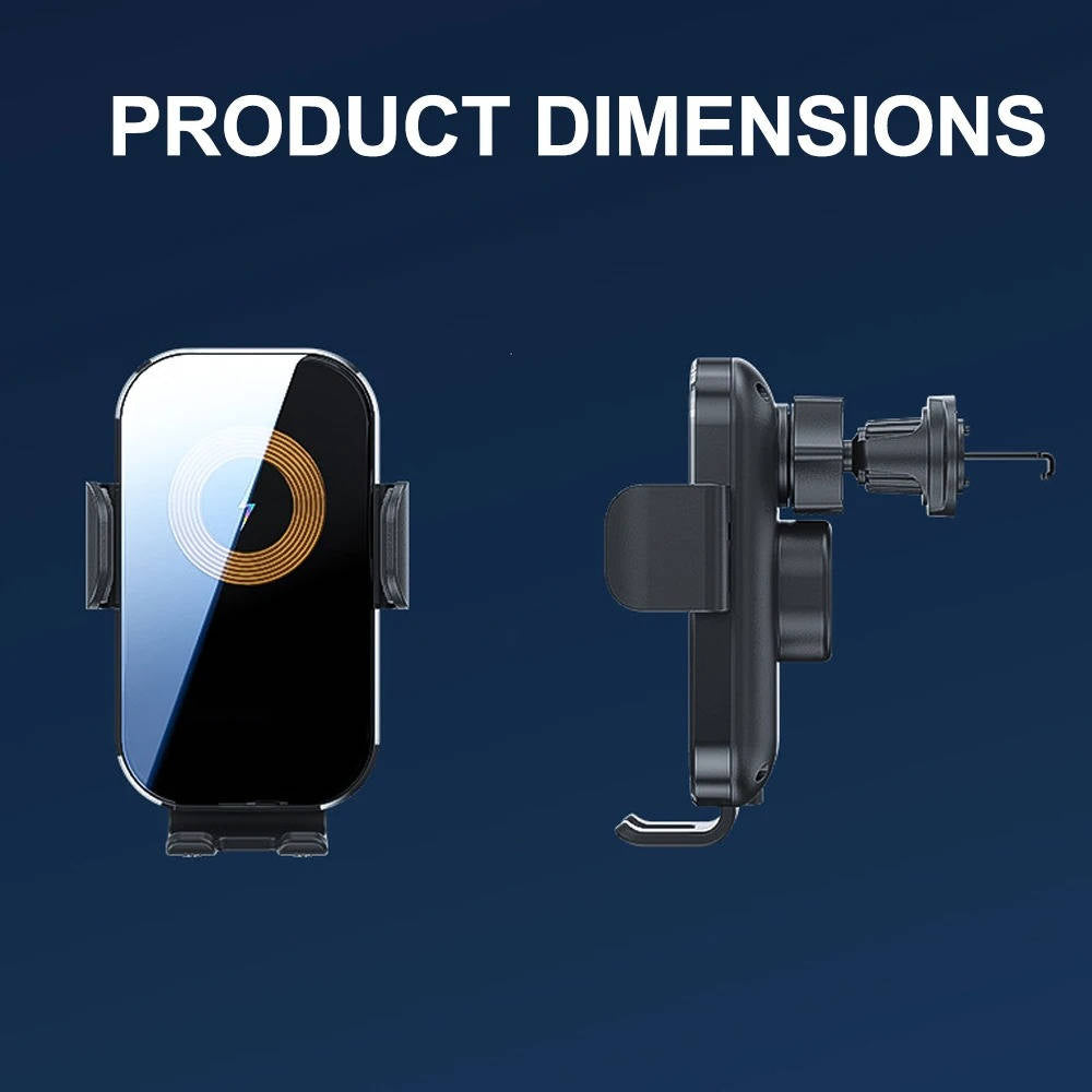 Car Wireless Charger Phone Mount - alternate angle