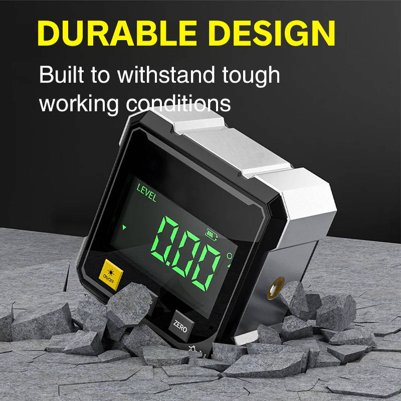 Digital Angle Finder with Laser Level - in use