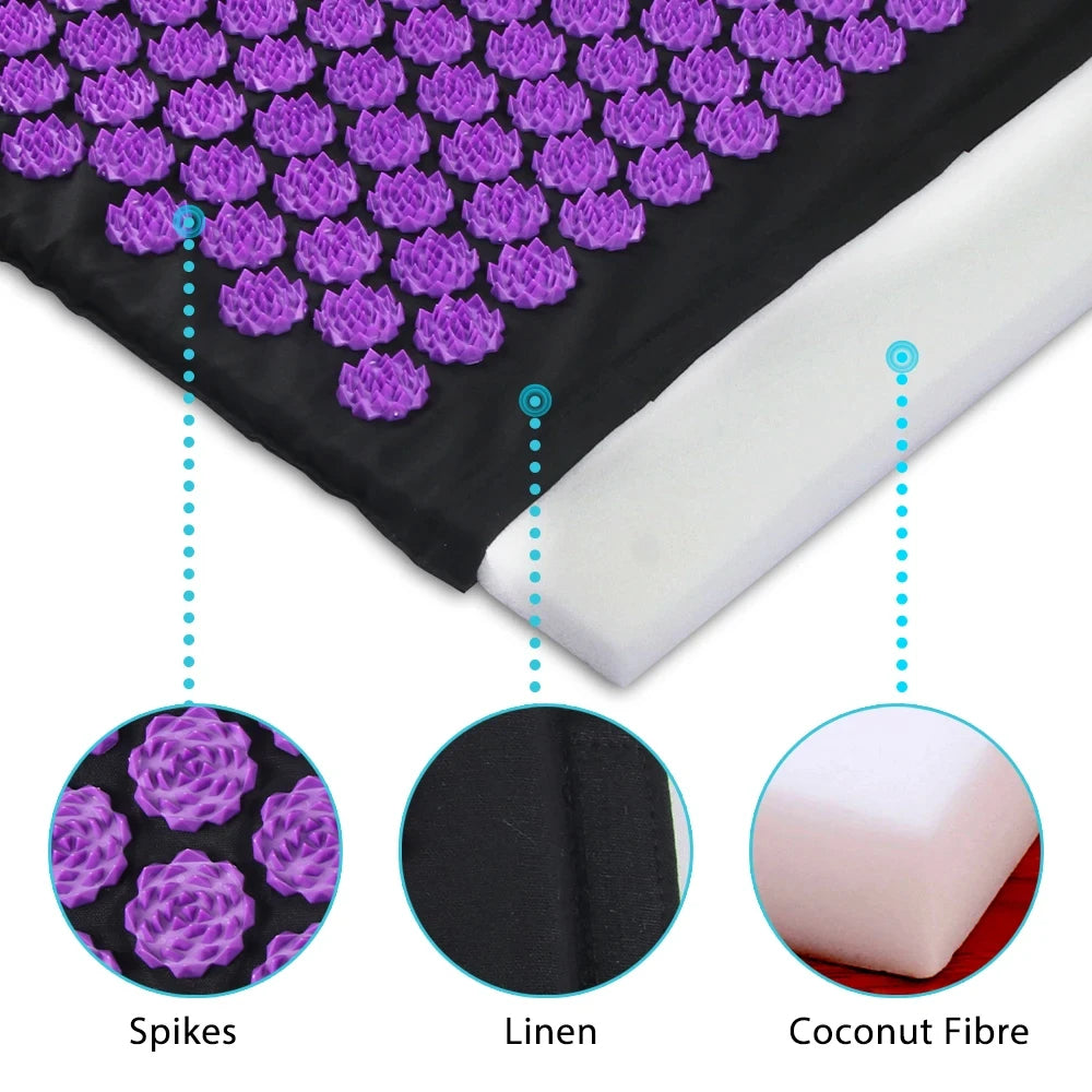Acupressure Yoga Mat - alternate angle