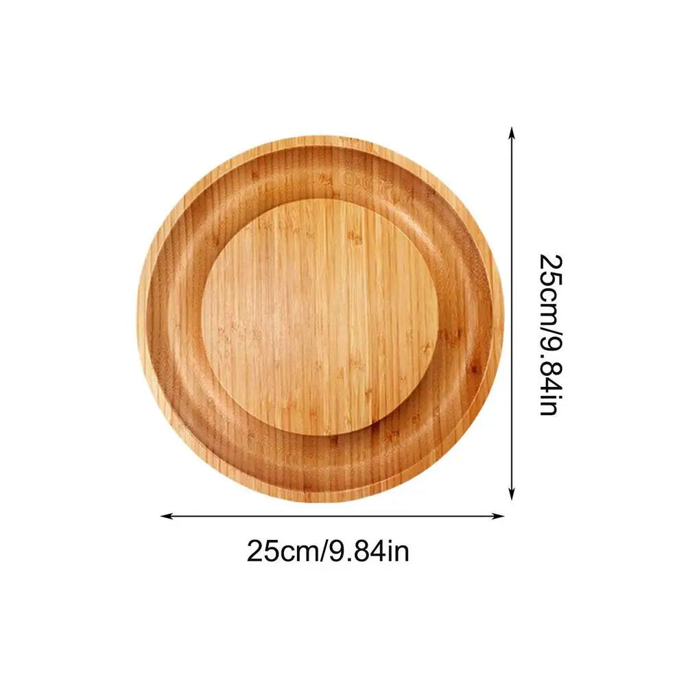 Bamboo Cheese Board - in use