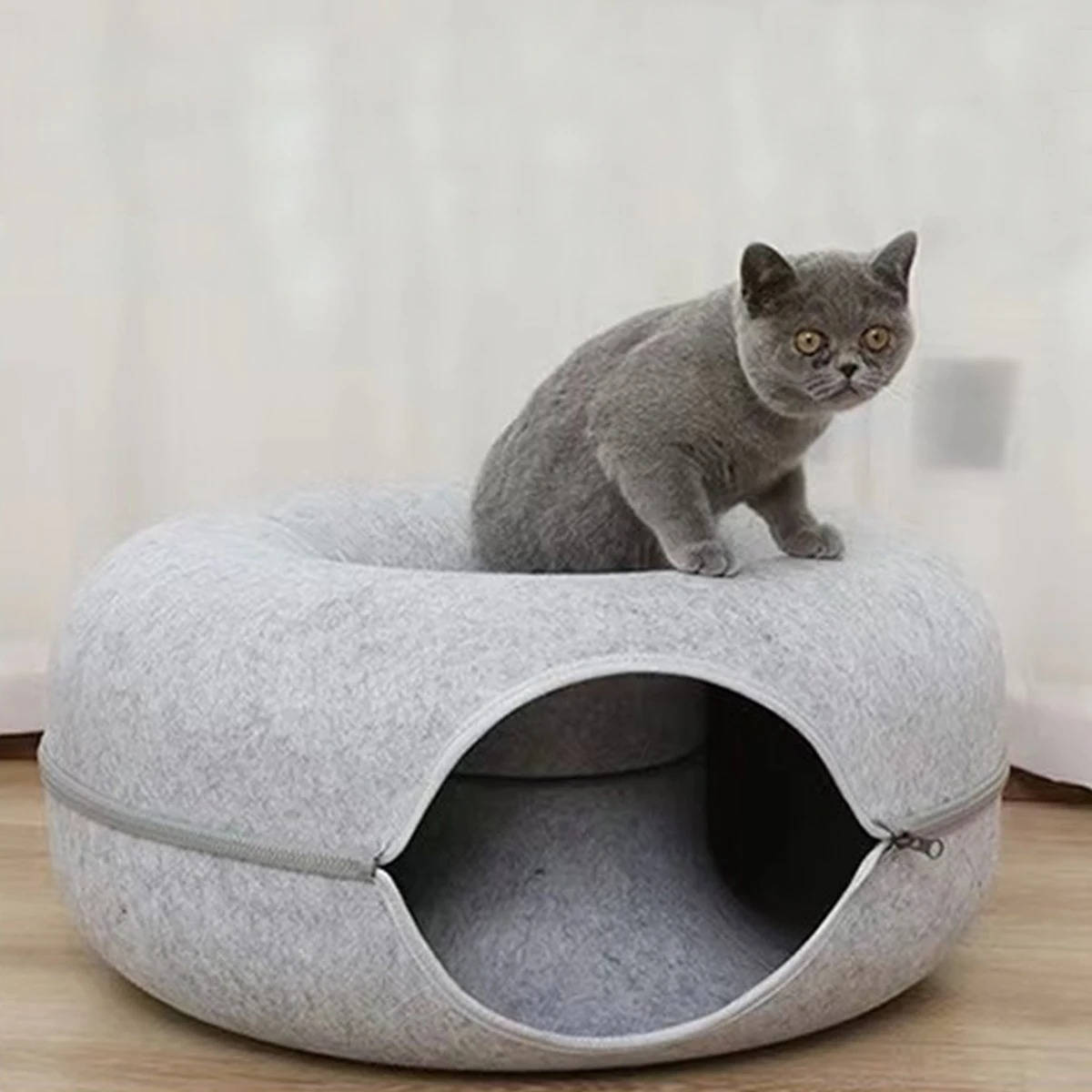Donut Bed For Cats - alternate angle