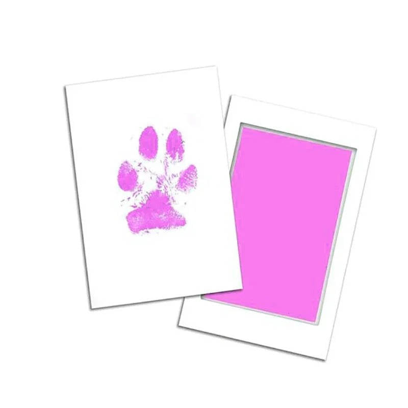 Dog Paw Print Kit - in use