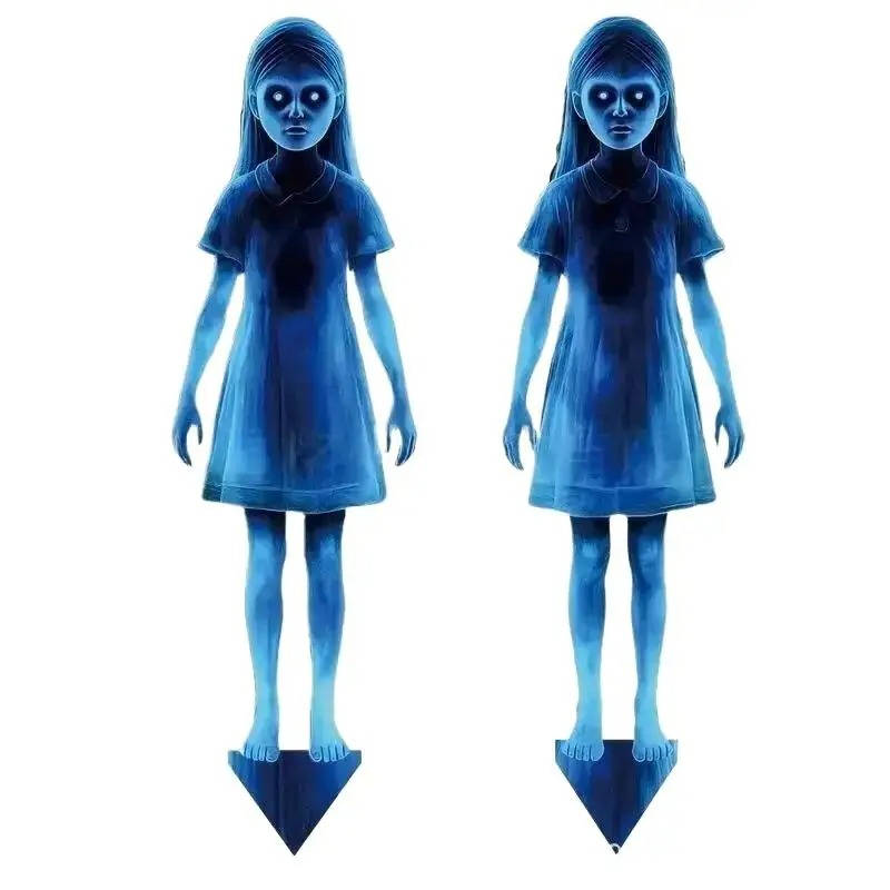Girl Ghost Courtyard Decoration for Halloween - detail