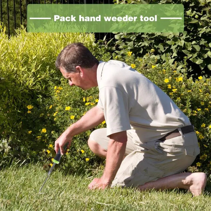 Heavy-Duty Ergonomic Weed Puller Tool - alternate angle