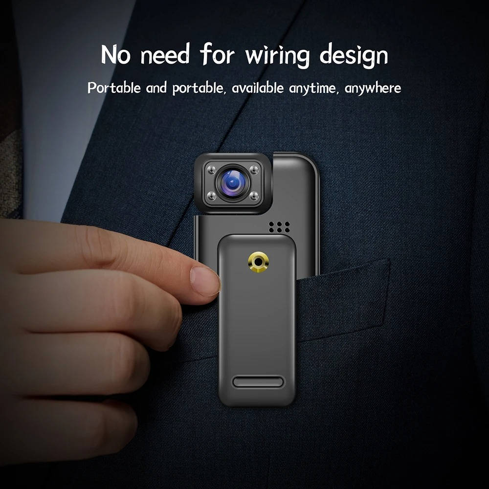 4K Ultra HD WiFi Mini Body Camera - detail