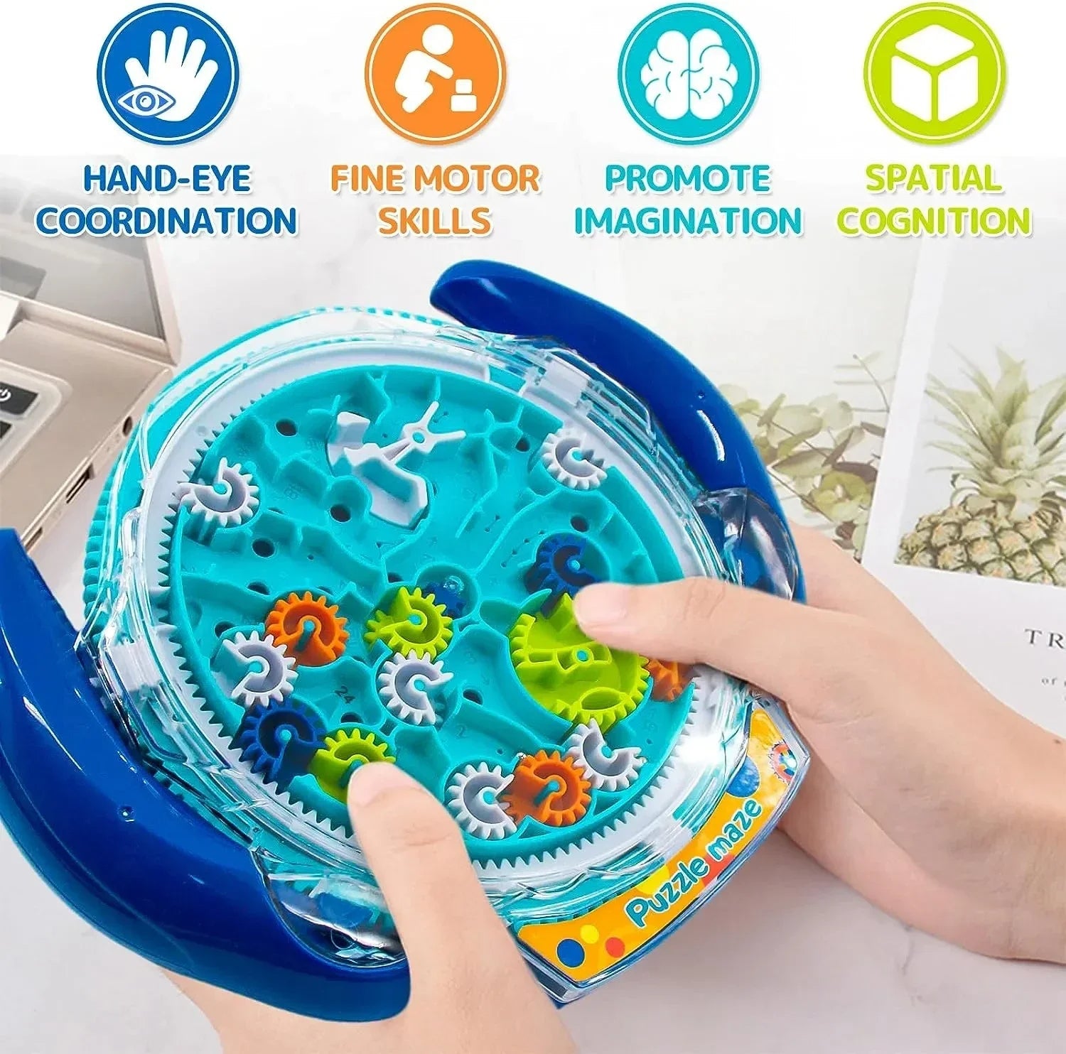 Creative 3D Puzzle Maze - Educational Toy for Kids - alternate angle