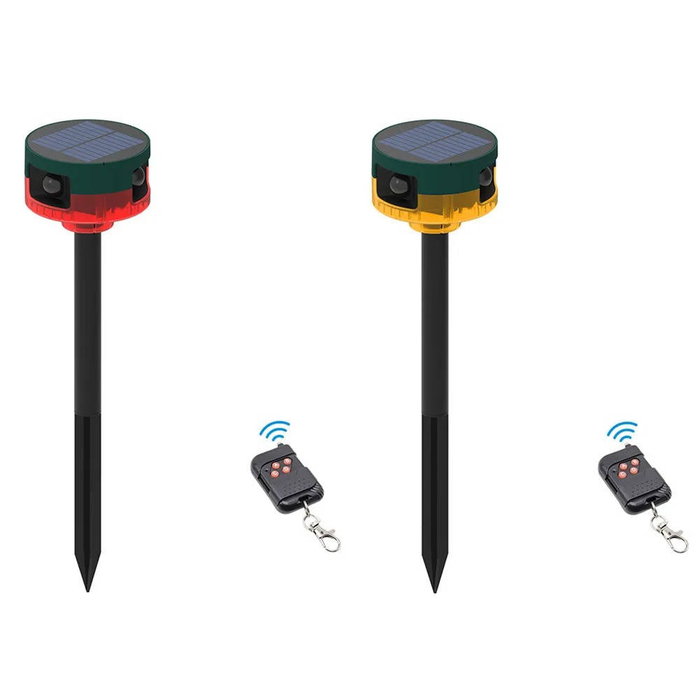 360 degrees Solar-Powered Animal Repeller for Pigeons, Birds, Rabbits, Deer & Wildlife