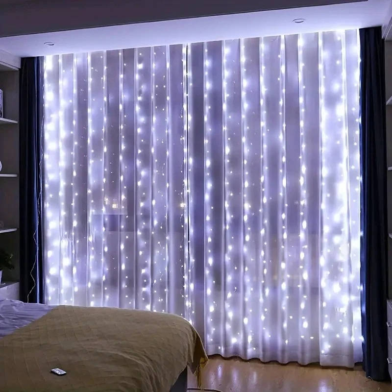 Curtain LED Lights - in use