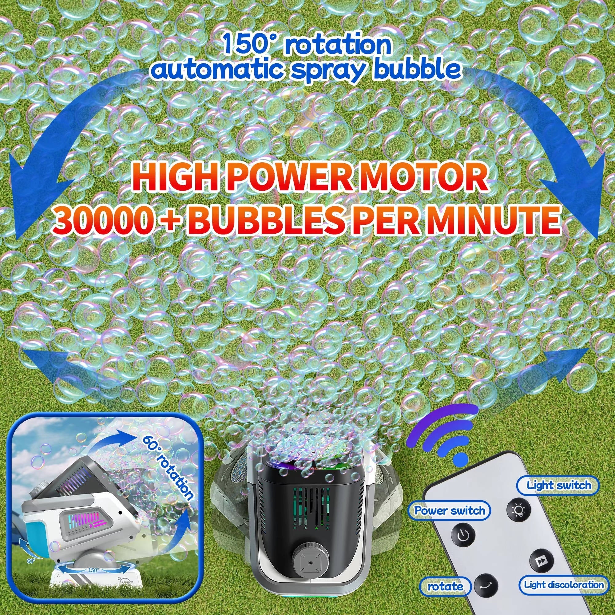 Bubble Machine For Party - alternate angle