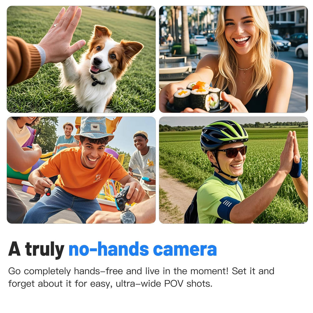360 Action Camera 4K - Immersive Video for Sports, Travel & Adventure - alternate angle
