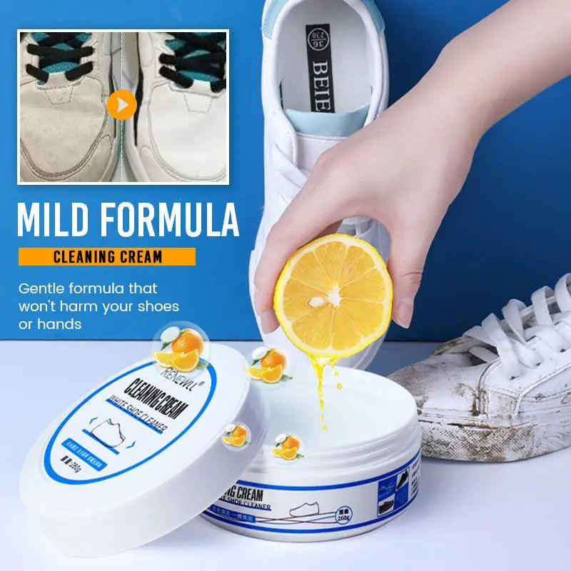 Waterless White Sneaker Cleaner & Cleansing Cream (100g) - alternate angle