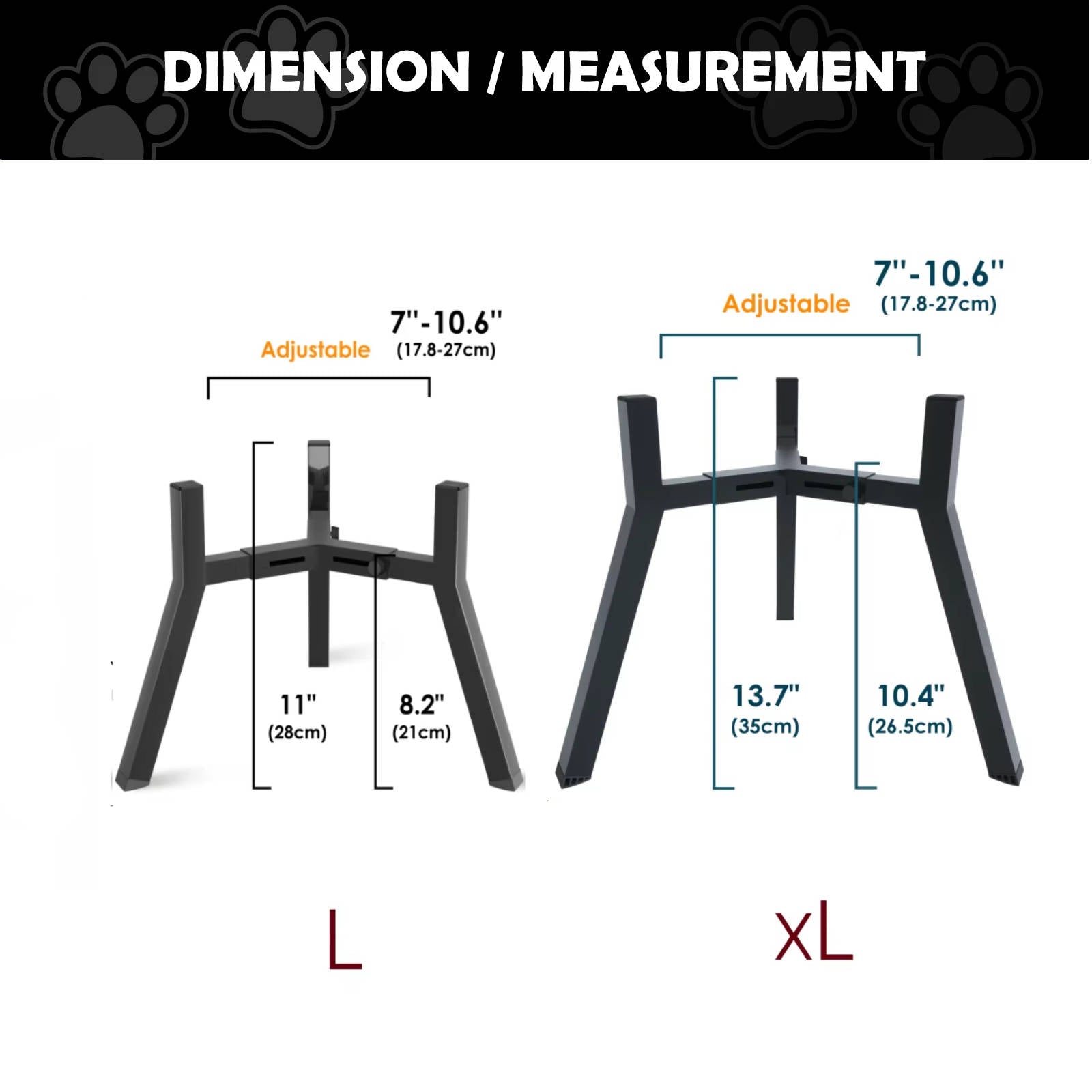 Elevated Dog Bowl Stand - alternate angle