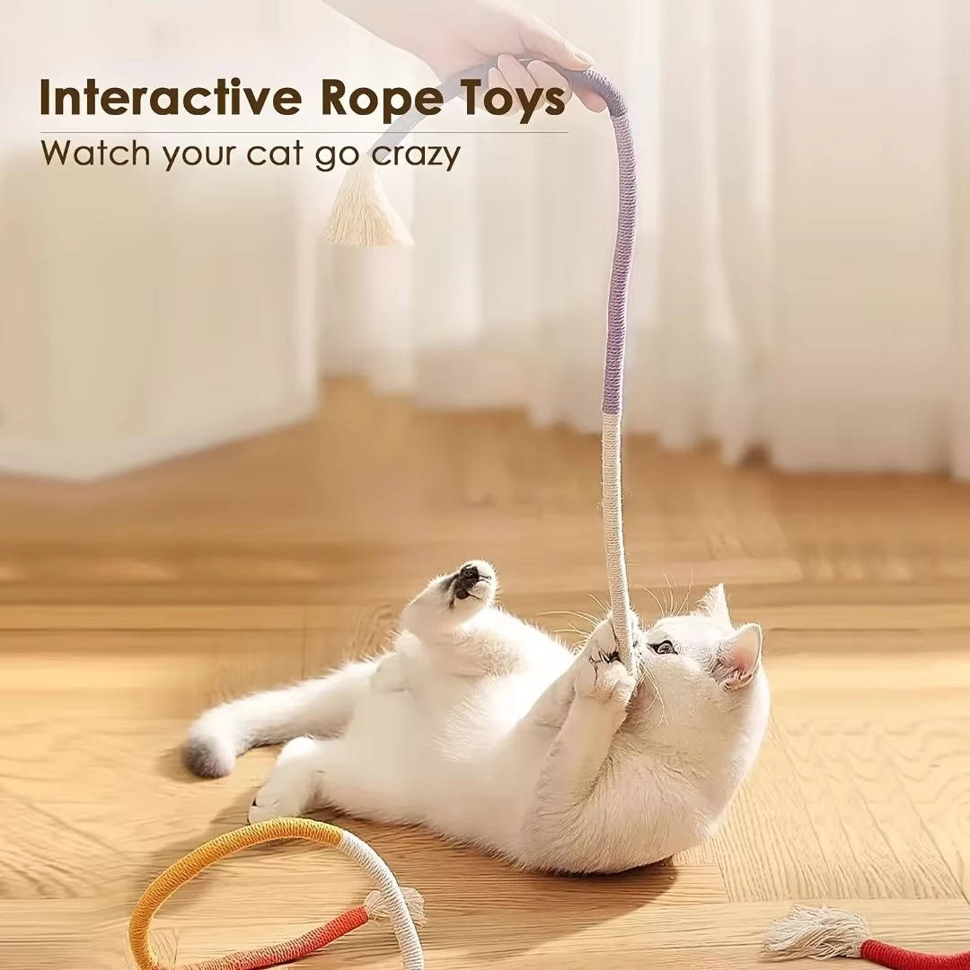 Cat Chew Toys - in use