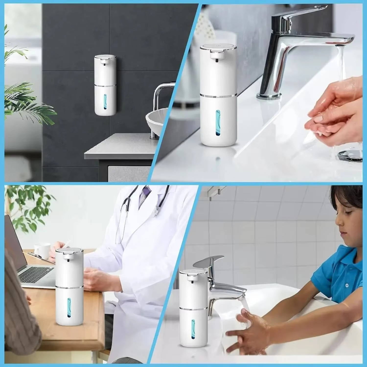 Automatic Soap Dispenser Touchless - in use