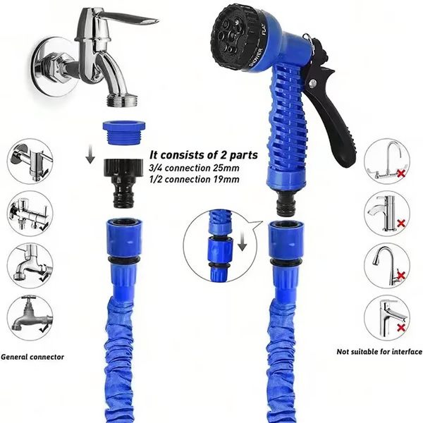 Expandable Garden Water Hose - alternate angle