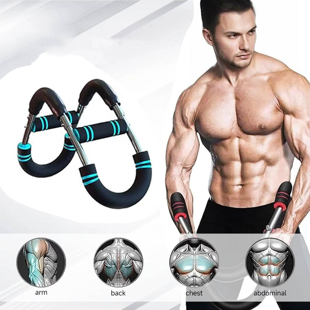 Arm Trainer Home Machine - Chest Expander - in use
