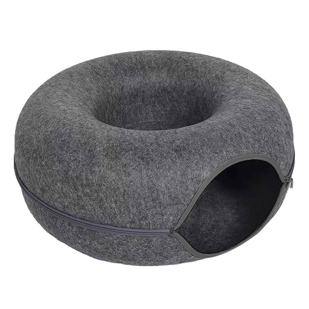 Donut Bed For Cats - in use