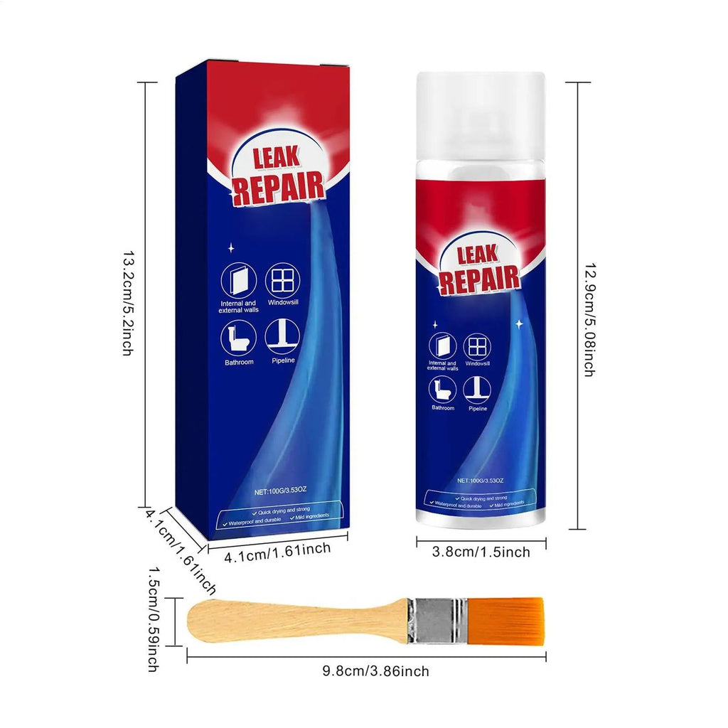 2-Pack All-Purpose Waterproof Sealant Spray with Brushes