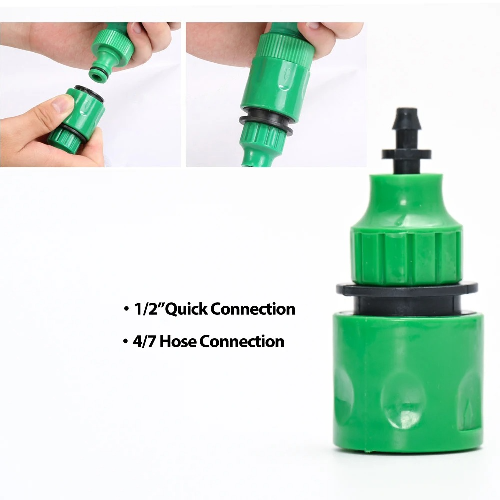Drip Irrigation System With Automatic Timer