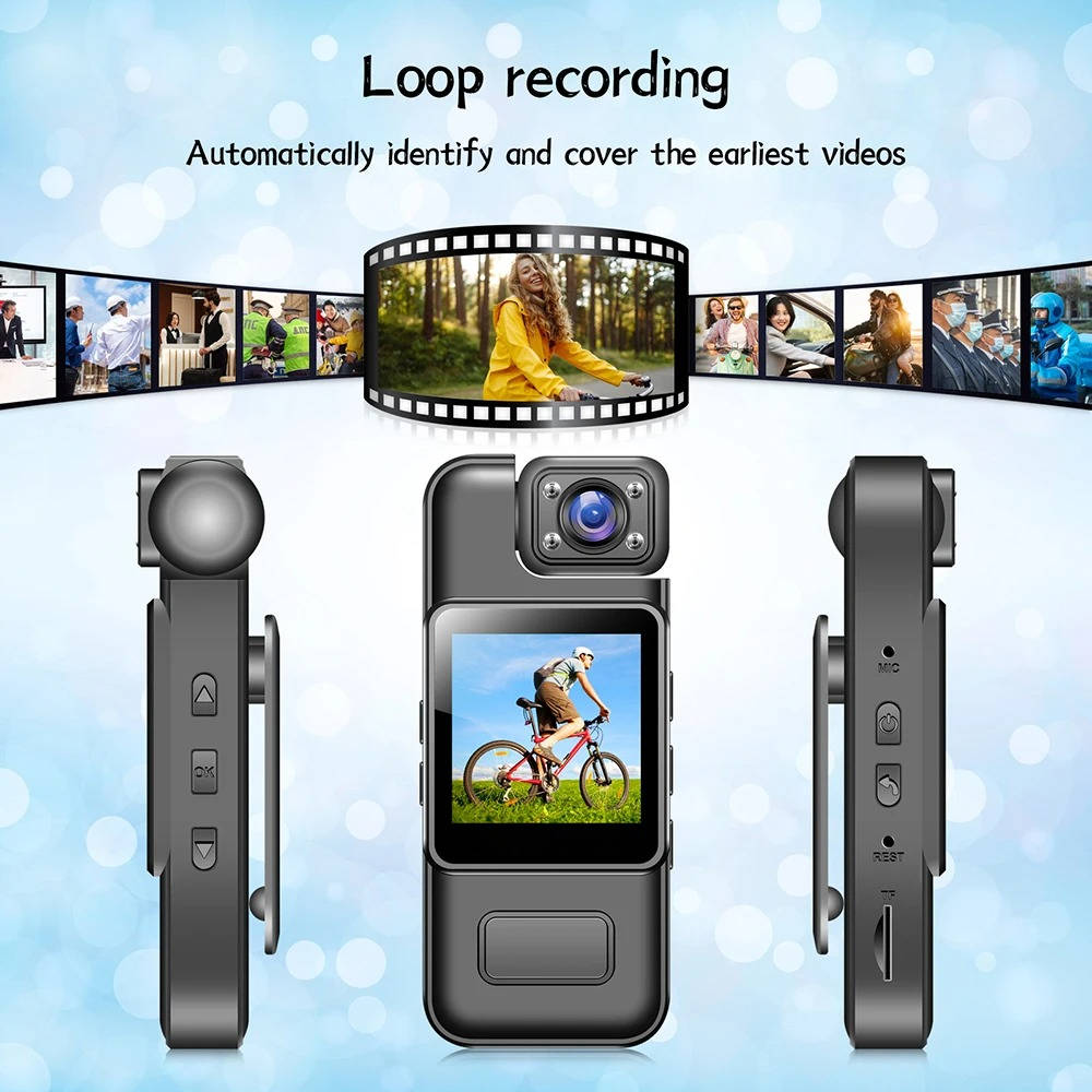 4K Ultra HD WiFi Mini Body Camera - alternate angle