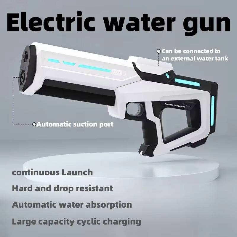Electric Water Gun - in use