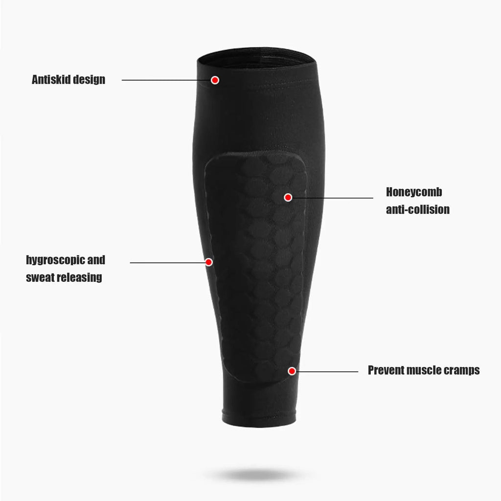 Honeycomb Soccer Shin Guards (1 Pair) - alternate angle