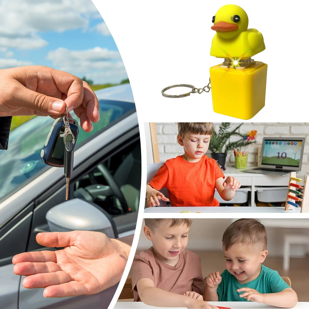 Duck Stress Relief Fidget Toy - in use
