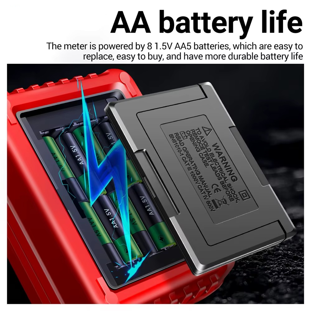 High Resistance Meter Voltage Tester Megohmmeter Tool - alternate angle
