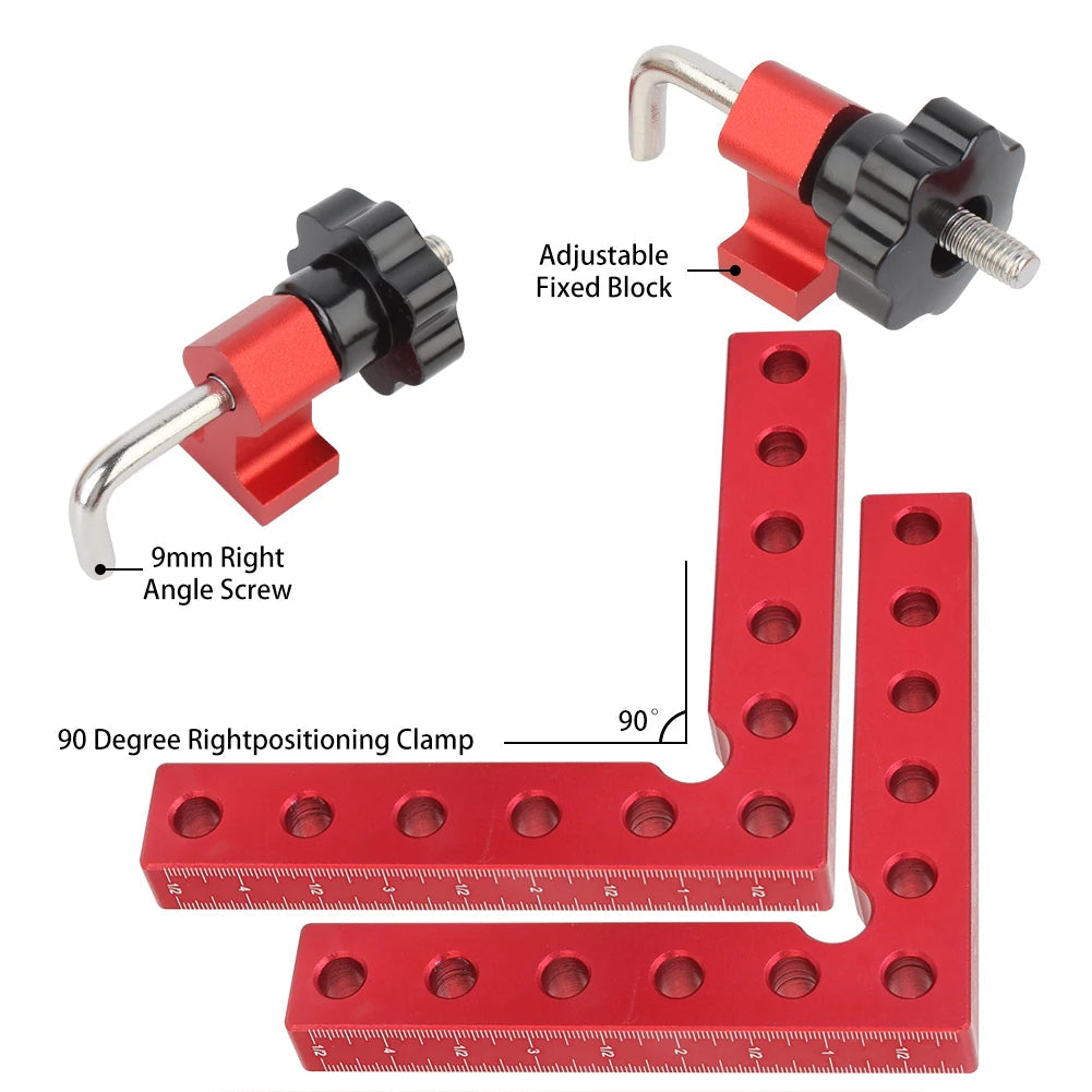 90 degrees 120mm Woodworking Clamps - detail