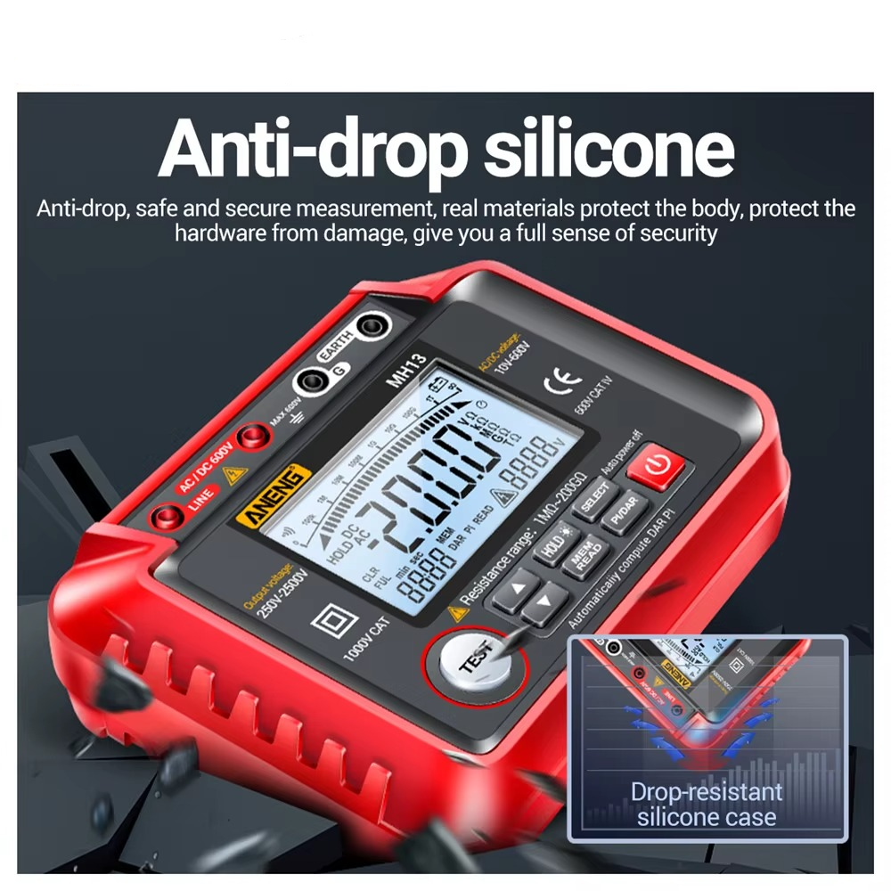 High Resistance Meter Voltage Tester Megohmmeter Tool - detail