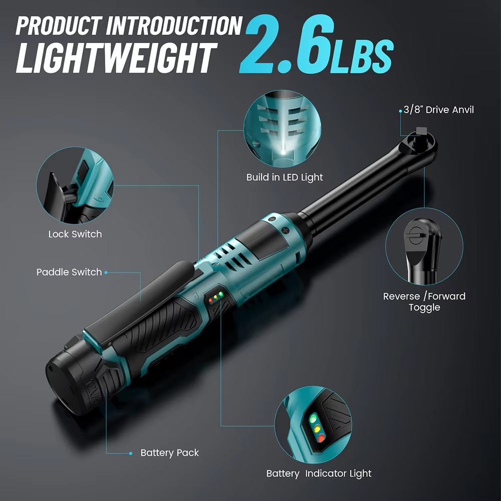 Electric Wrench Ratchet - detail