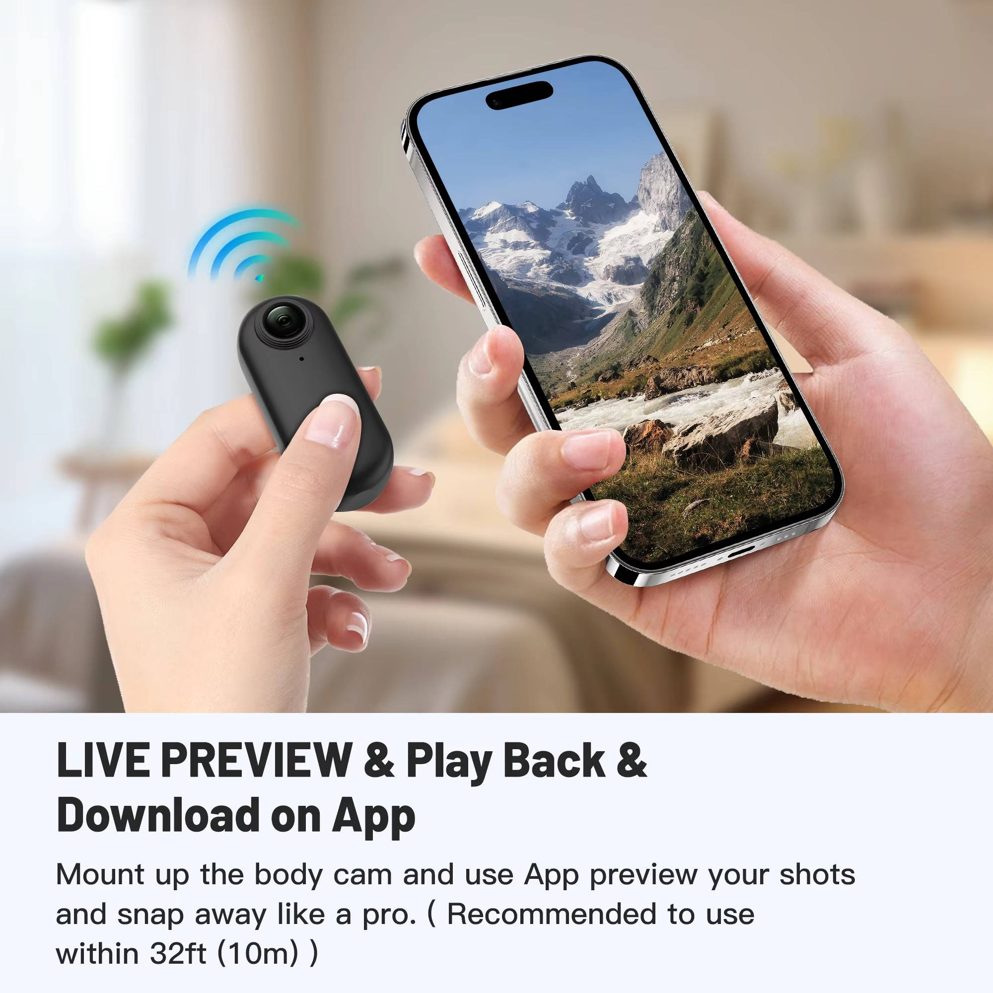 360 Action Camera 4K - Immersive Video for Sports, Travel & Adventure - detail
