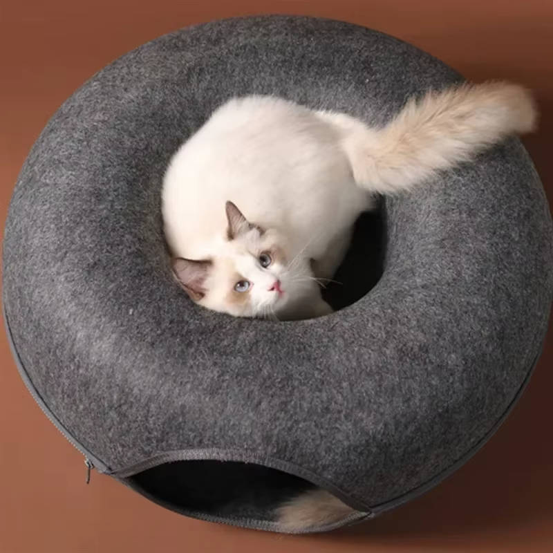 Donut Bed For Cats - detail