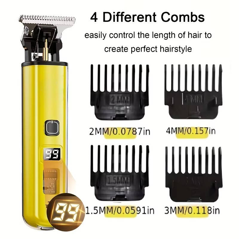Cordless Hair Clippers Professional - in use