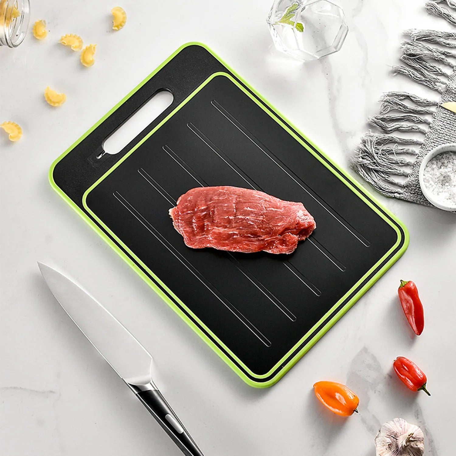 4-in-1 Cutting Board & Thaw Defrosting Tray - detail