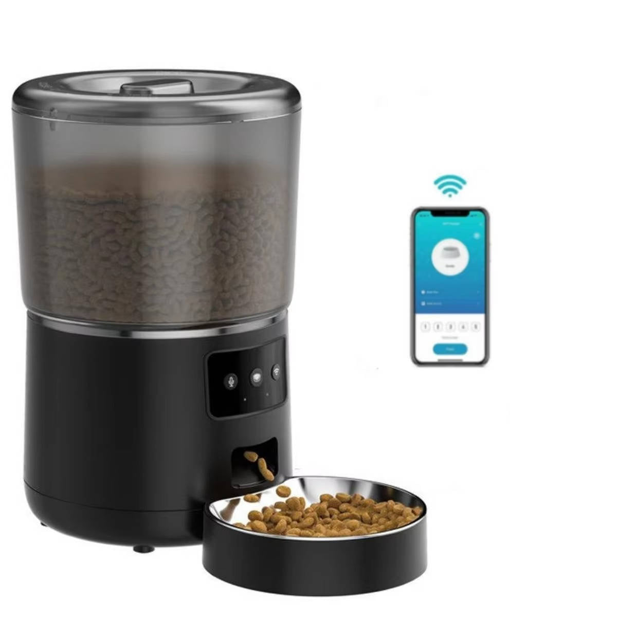 Automatic Smart Pet Feeder For Cats Dogs - alternate angle