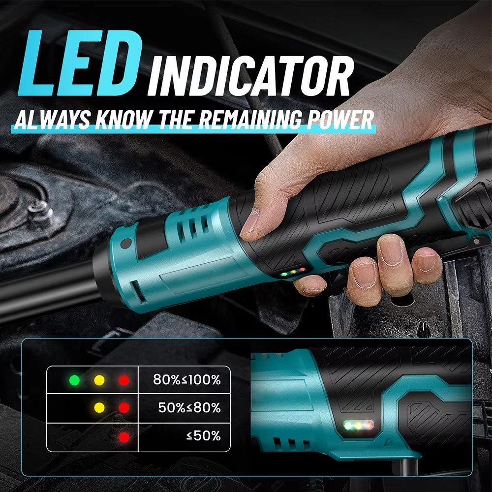 Electric Wrench Ratchet - in use