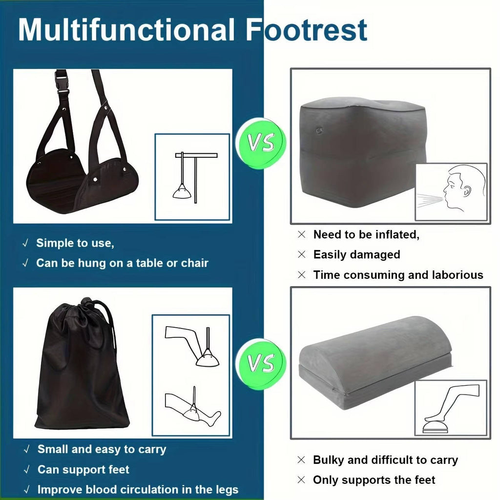2-Pack Portable Travel Foot Hammocks - detail