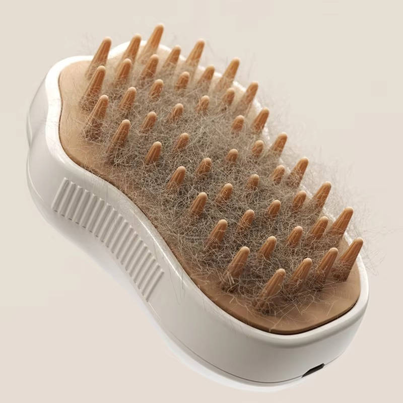 Dog Brush With Steam - detail