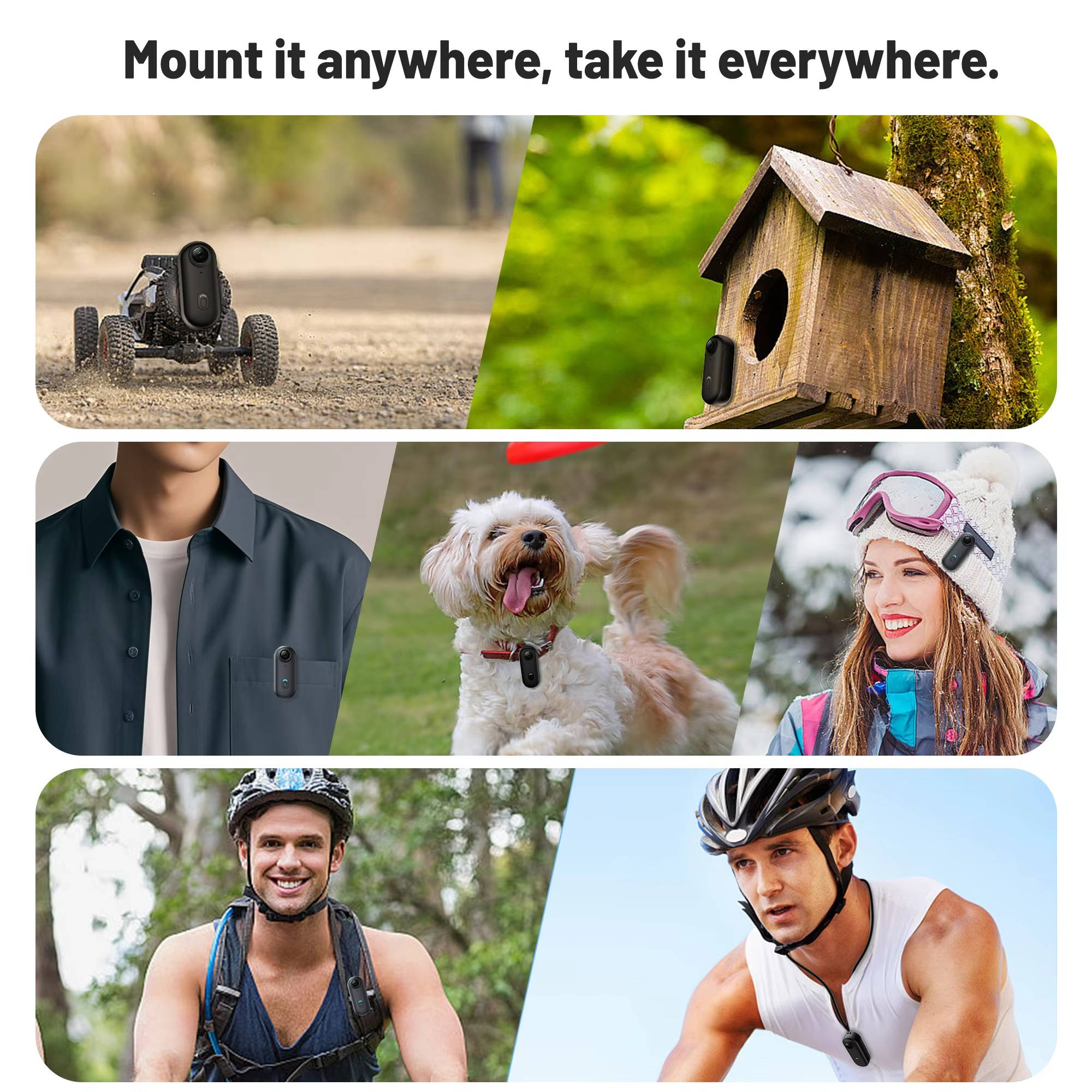 360 Action Camera 4K - Immersive Video for Sports, Travel & Adventure